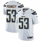 Nike Men & Women & Youth Chargers 53 Mike Pouncey White NFL Vapor Untouchable Limited Jersey,baseball caps,new era cap wholesale,wholesale hats